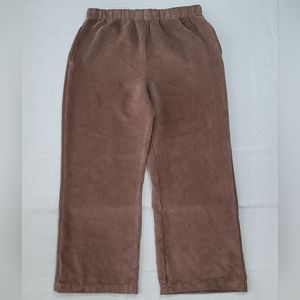 BDG Urban Outfitters Corduroy Pants Womens XL Brown Baggy Wide Leg Elastic Waist